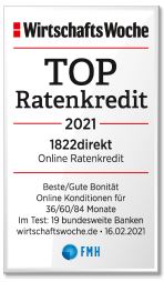 Ratenkredit Auszeichnung-1822direkt